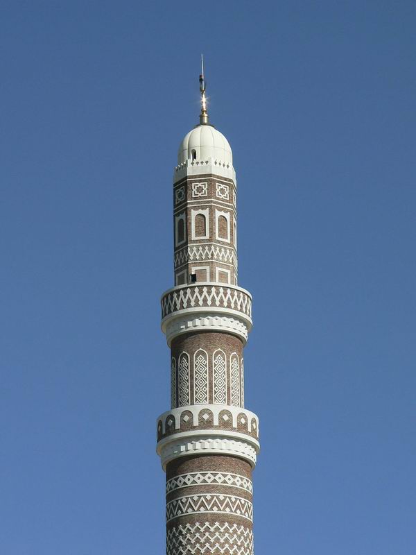 23 Minaret de la mosquée de Sana'a.jpg
